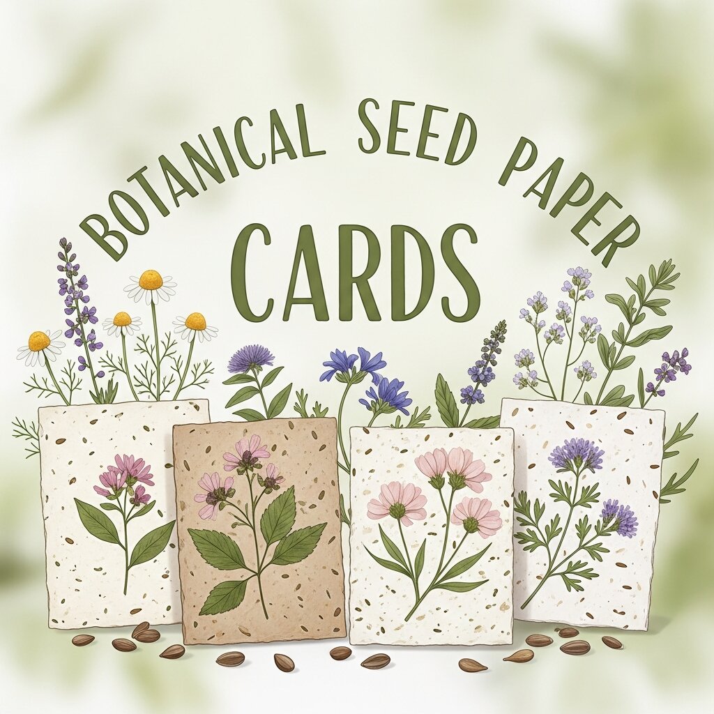 Botanical Seed Paper Cards