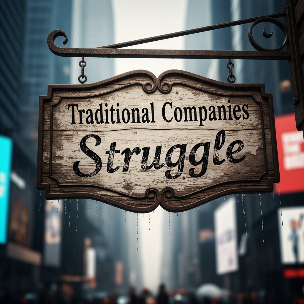 Traditional Companies Struggle
